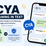 CYA Mean in Text