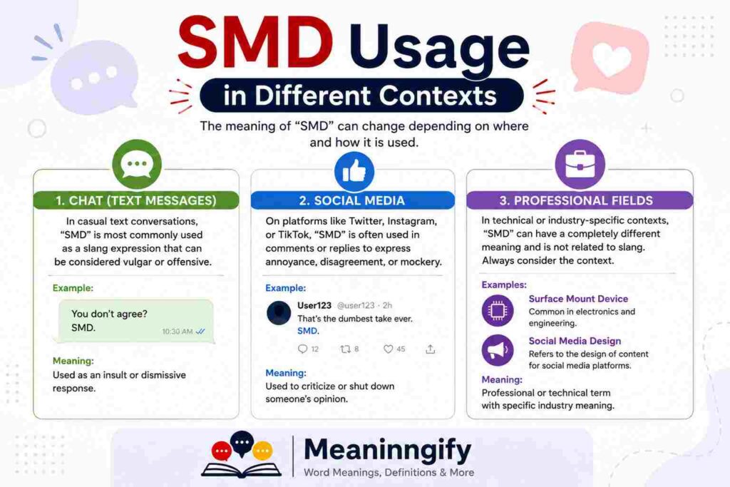 Usage in Different Contexts (Chat, Social Media, Professional Fields)