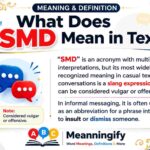 what does SMD mean in text