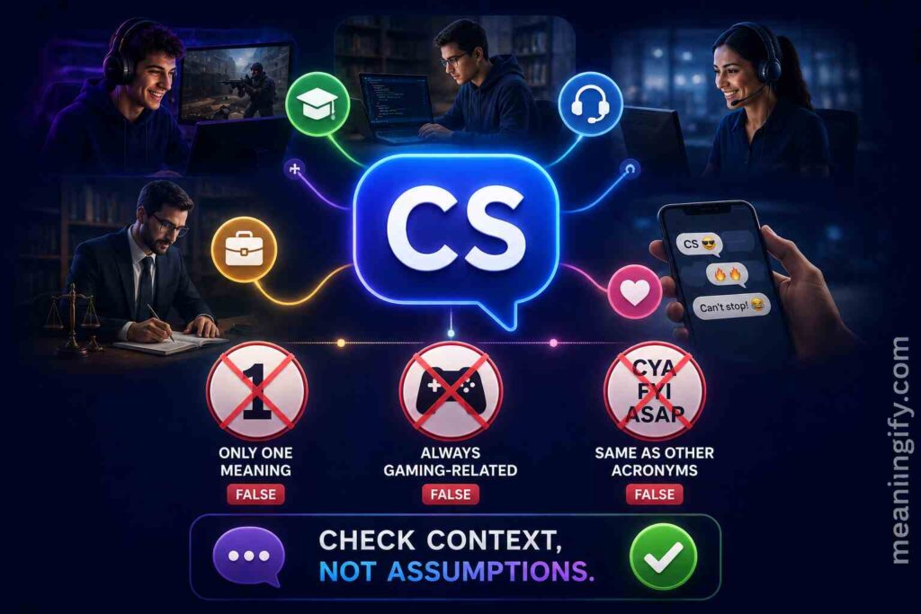 Common Misconceptions about CS