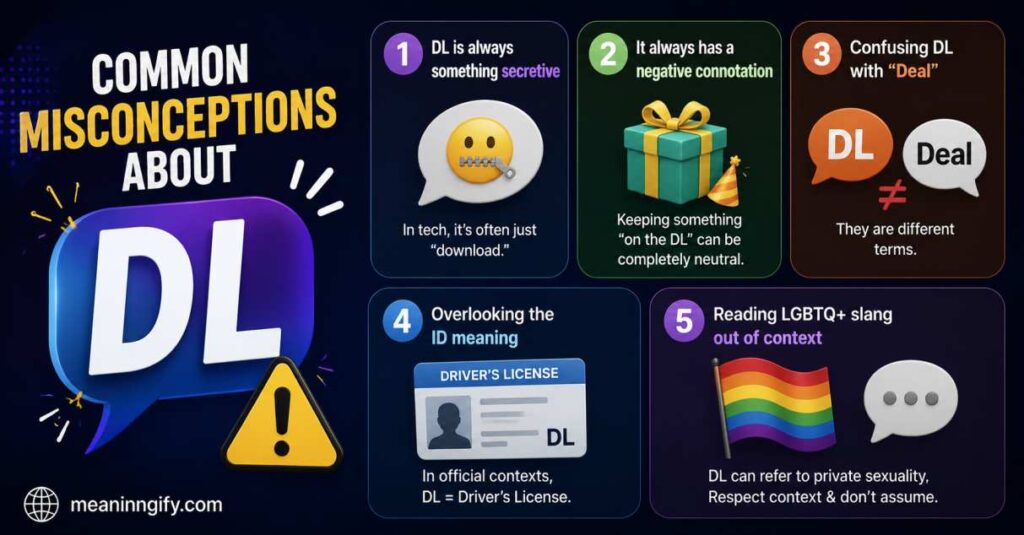 Common Misconceptions about DL
