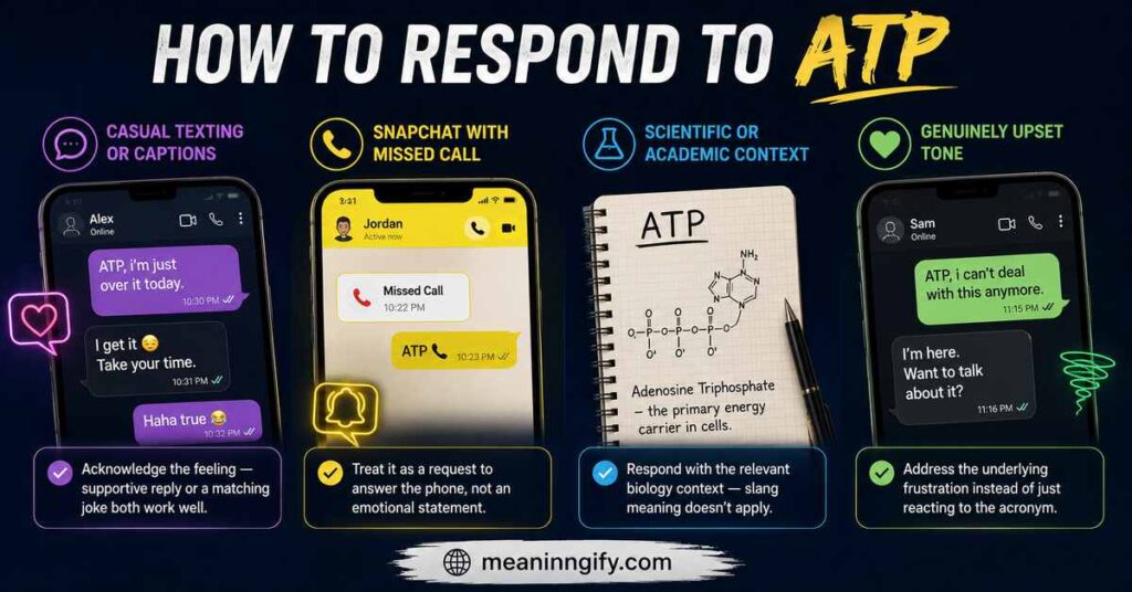How to Respond to ATP