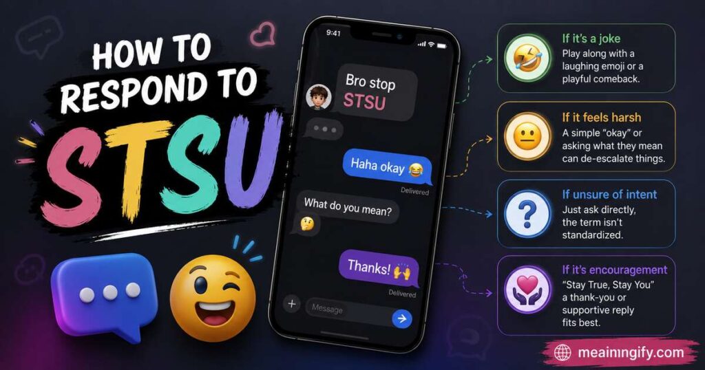 How to Respond to STSU