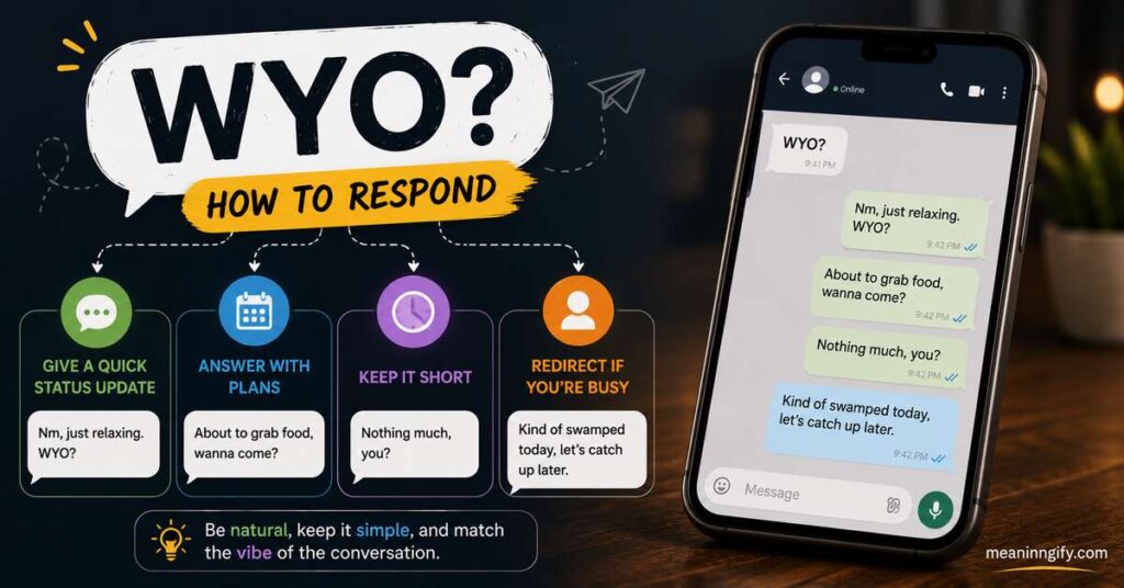 How to Respond to WYO