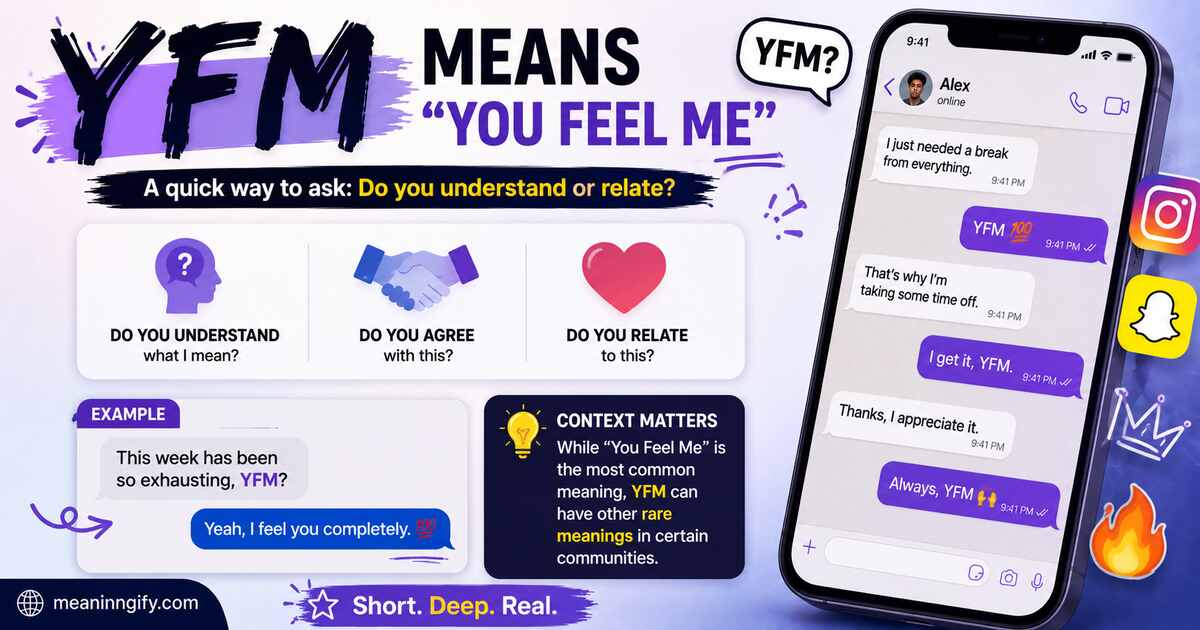 What Does YFM Mean in Text A Complete Guide to Its Meaning and Usage