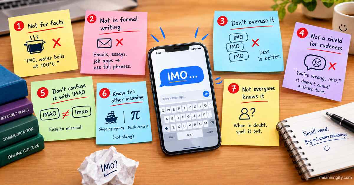 Common Mistakes People Make With IMO
