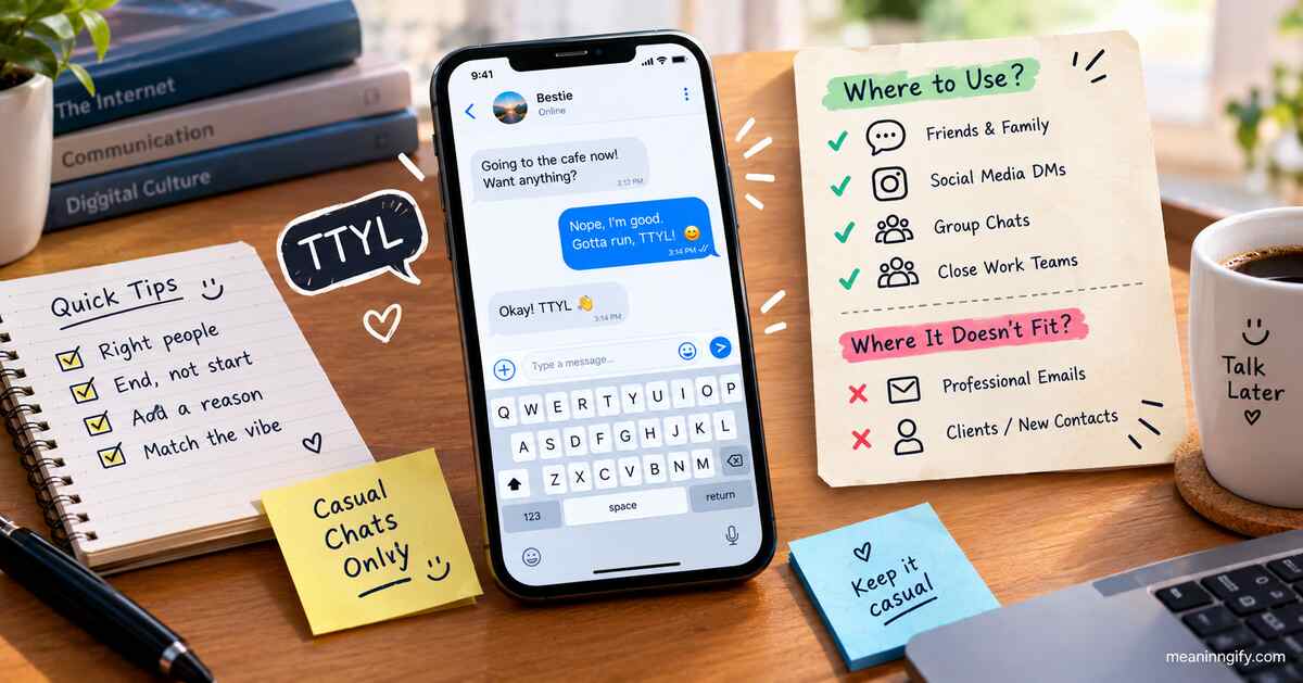 How to Use TTYL in Everyday Conversations